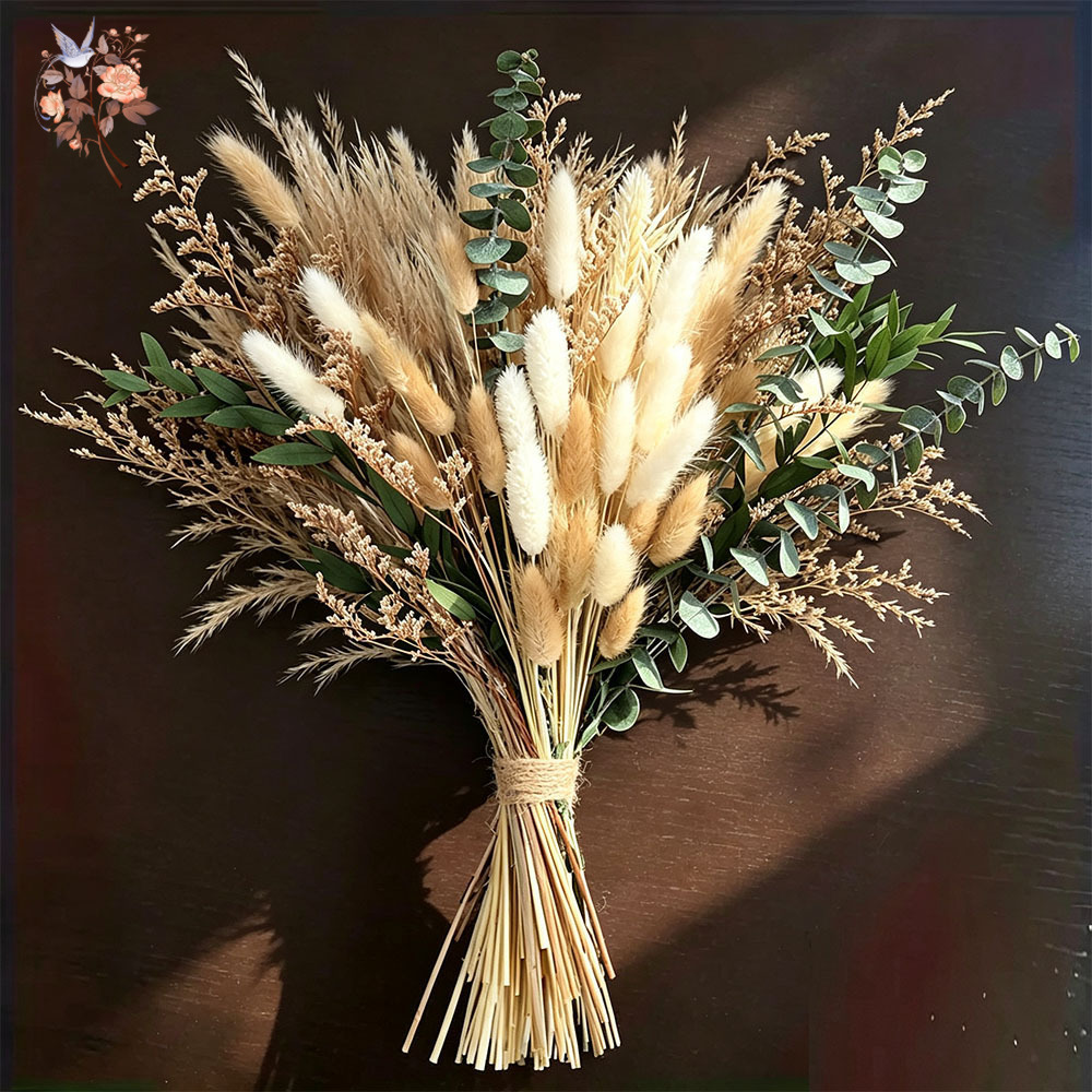 Eucalyptus Preserved - 80 sztuk – bukiet z naturalnych,